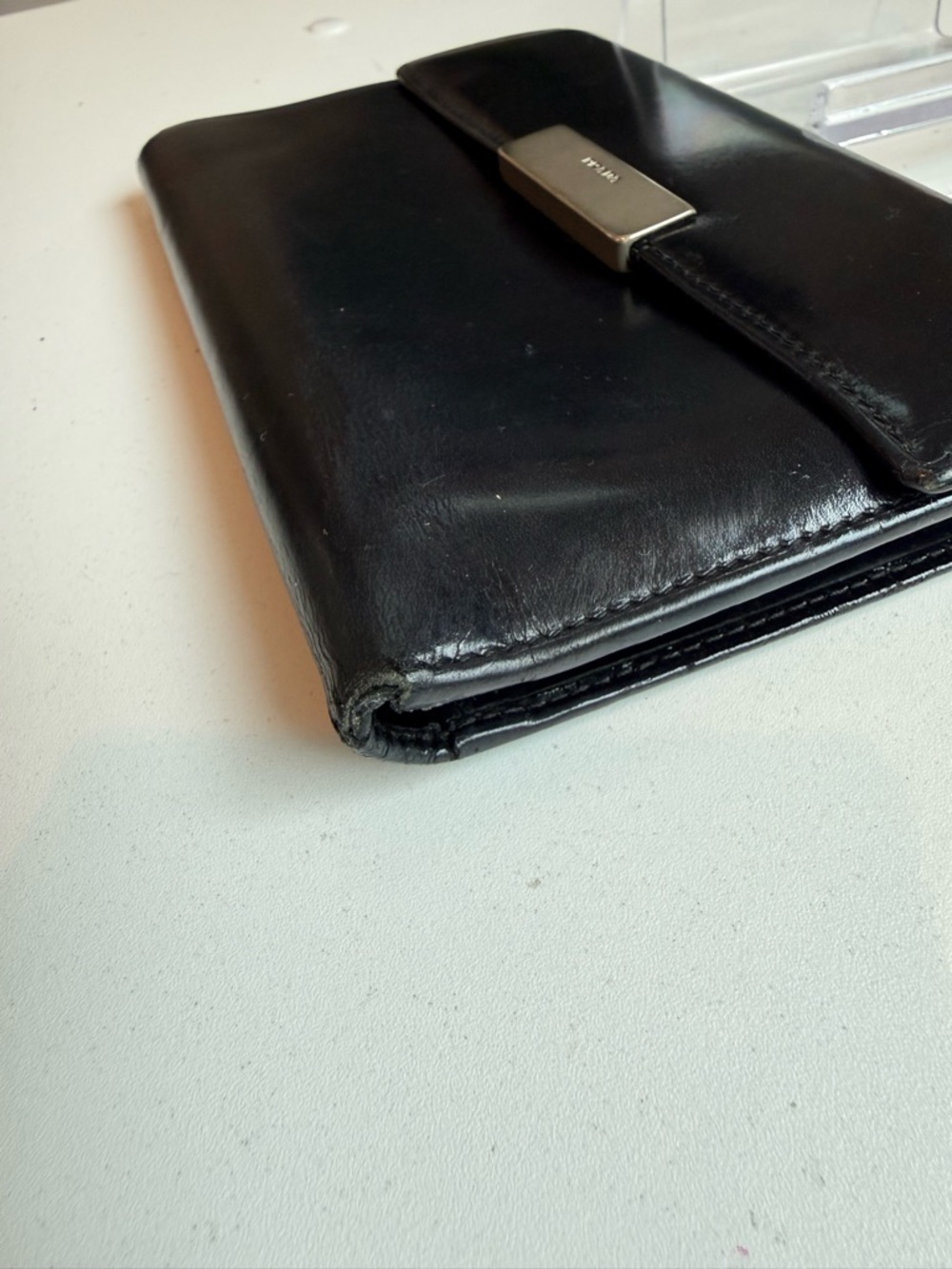 Prada ‘Vitello Leather Compact Wallet’ - Picture 5 of 11